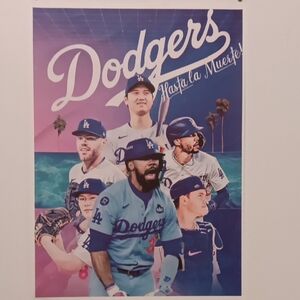 Dodgers Themed Wall Poster